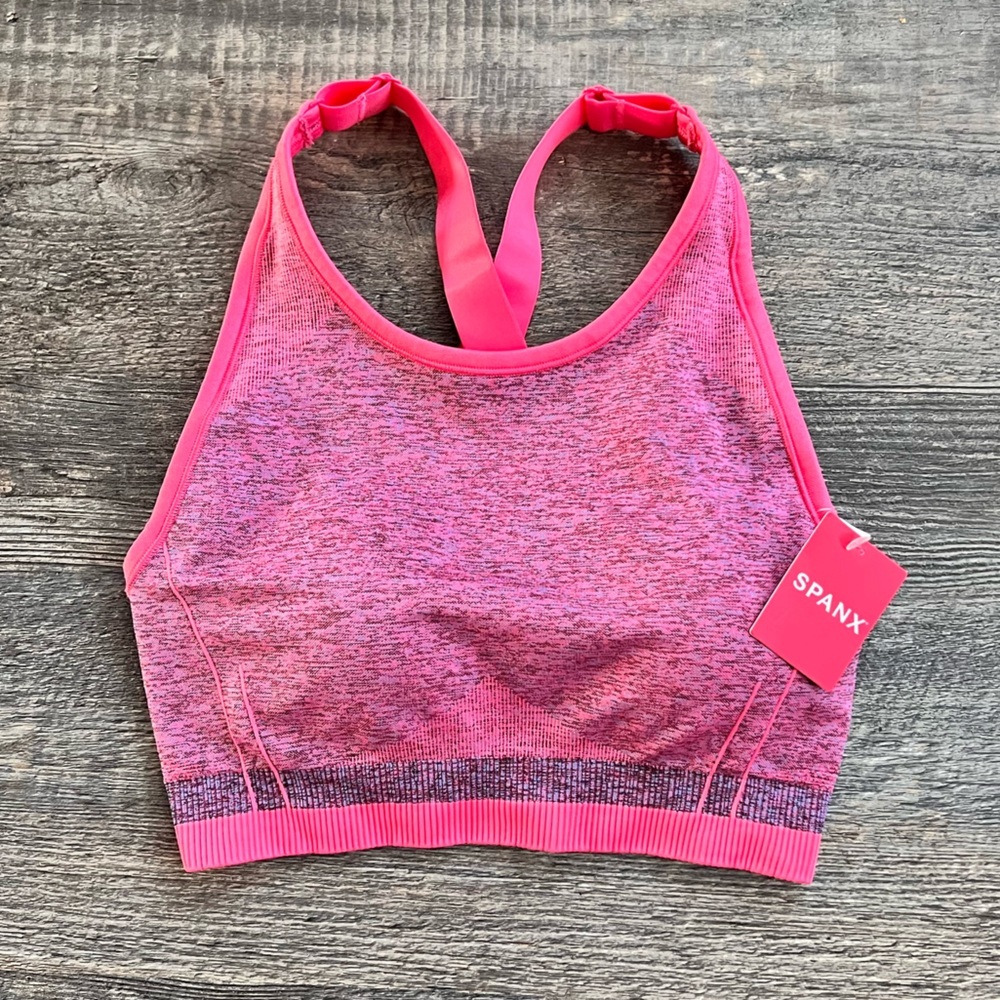 NWT Spanx Seamless Sculpt Bra Coral Small